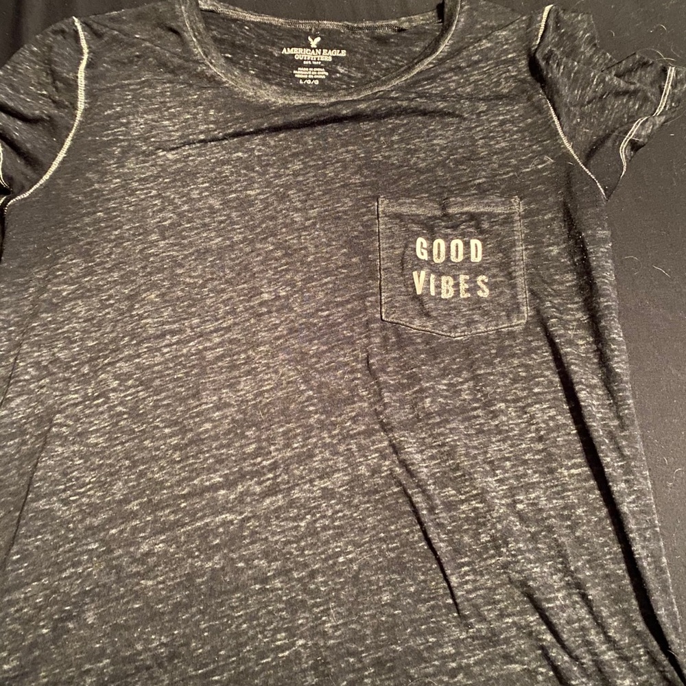 Dark grey top